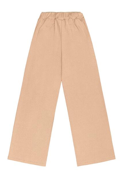 Calça Wide Leg Juvenil Alfaiataria Gloss