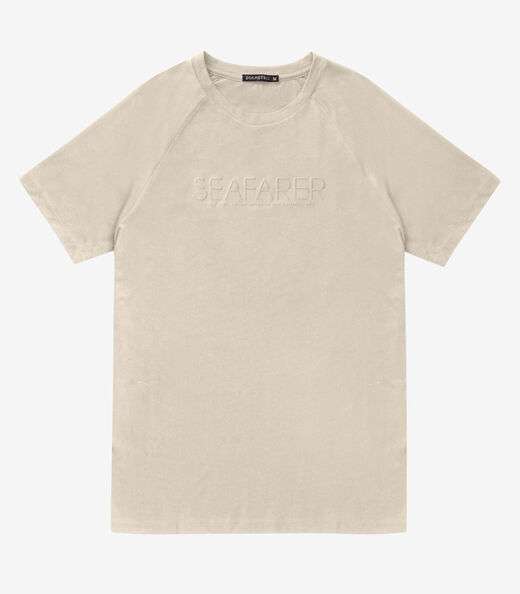 Camiseta Masculina Cotton Leve Diametro Bege