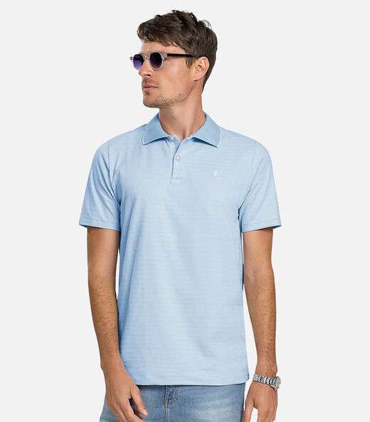 Image_Polo Masculina Cotton Listrado Diametro Azul