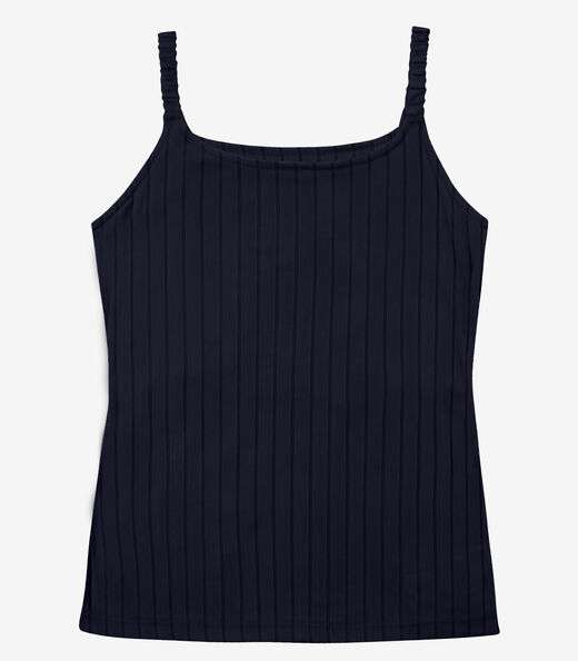 Blusa Feminina De Alça Seletc Azul