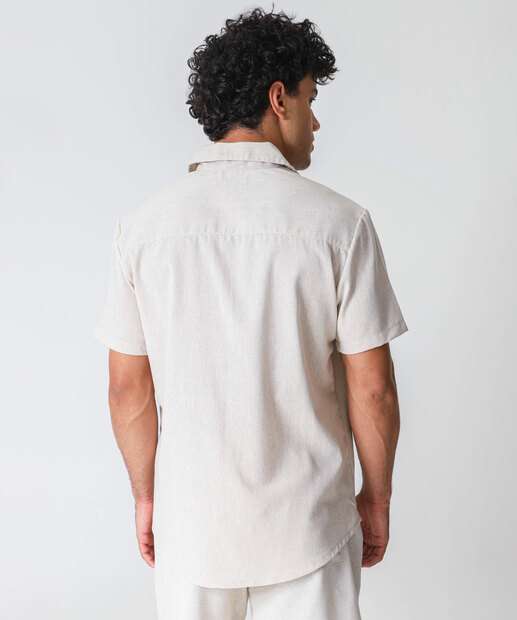 Camisa Masculina Manga Curta MR Off White
