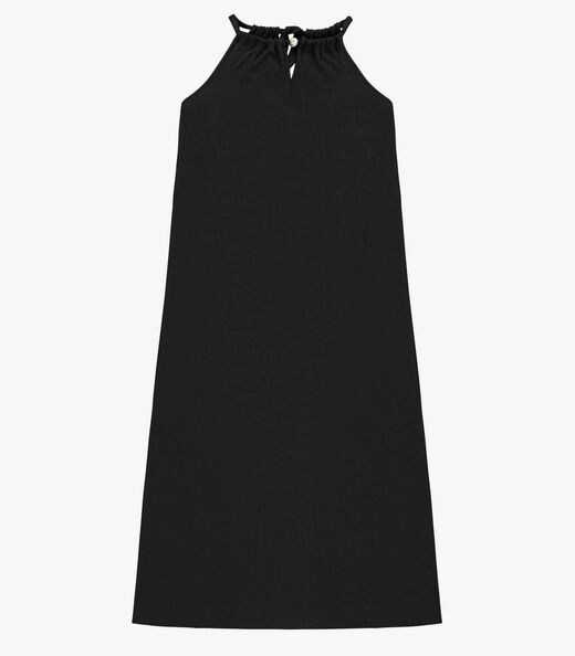 Image_Vestido Feminino Longo Visco Maquinetada Rovitex Preto