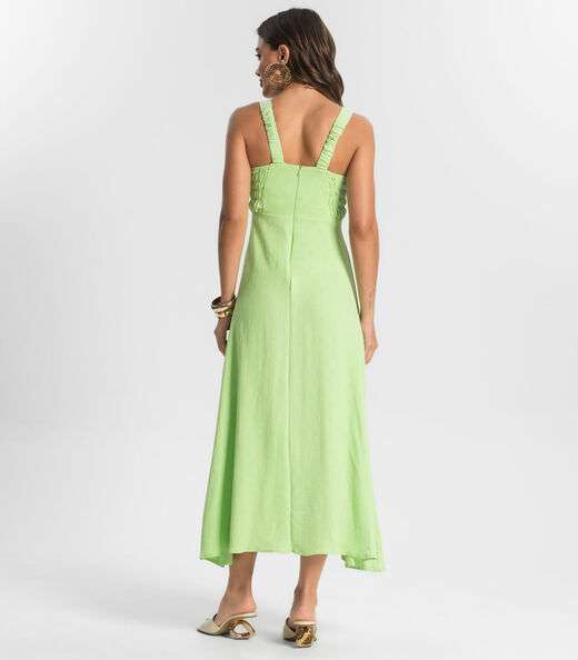 Vestido Midi De Alça Endless Verde