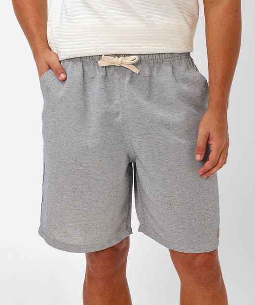 Bermuda Masculina Textura Bolsos Marisa Azul