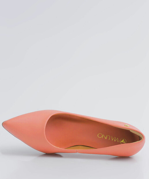 Scarpin Feminino Salto Fino Bico Fino Via Uno