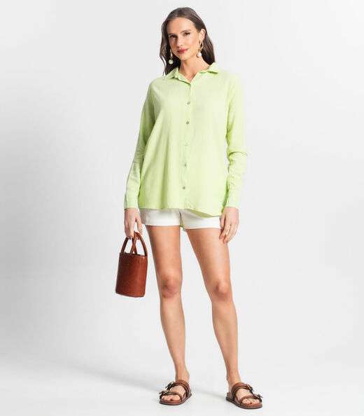 Camisa Manga Longa Feminina Endless Verde