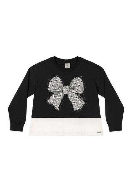 Conjunto Blusão Laço Legging Xadrez Quimby