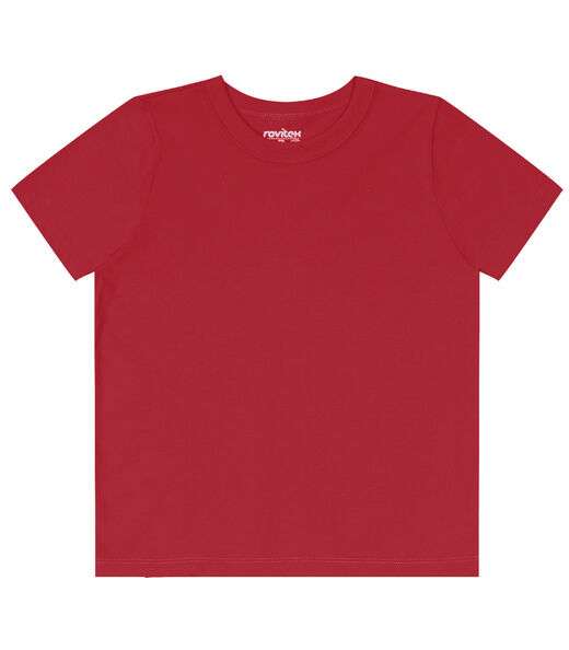 Camiseta Infantil Masculina Básica Rovitex Kids Vermelho