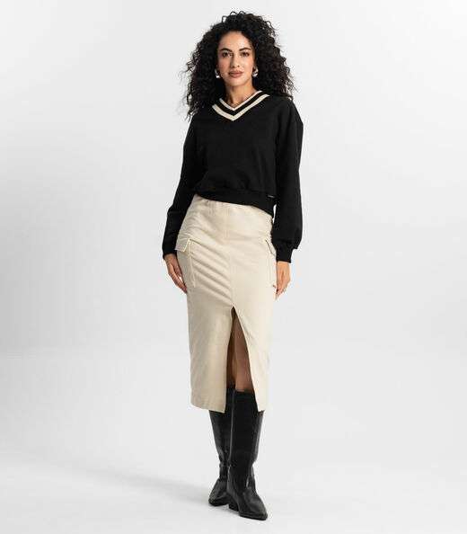 Image_Saia Midi Cargo Feminino Rovitex Bege