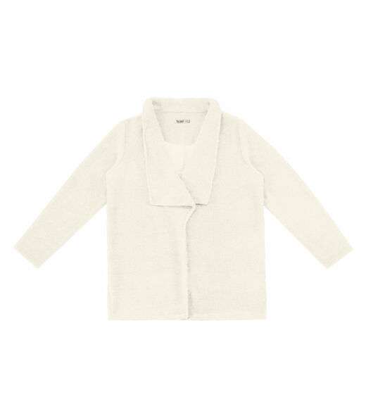 Casaco Feminino Plus Size Em Tweed Secret Glam Bege