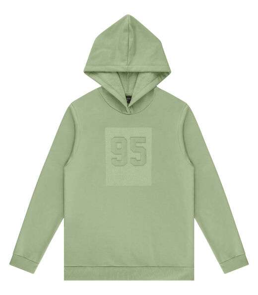 Blusão Masculino com Capuz Em Moletom Diametro Verde