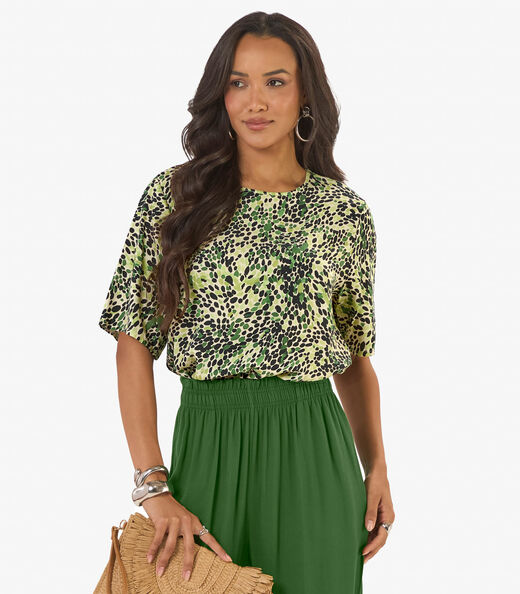 Image_Blusa Feminina Tecido Viscose Khyara Rovitex Verde