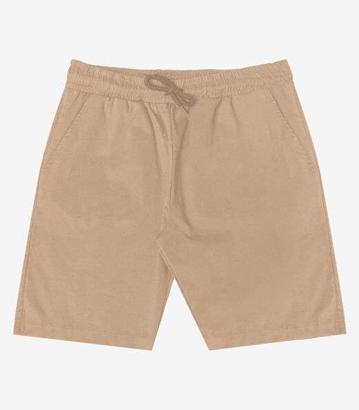 Image_Bermuda Juvenil Em Sarja Masculina Minty Marrom