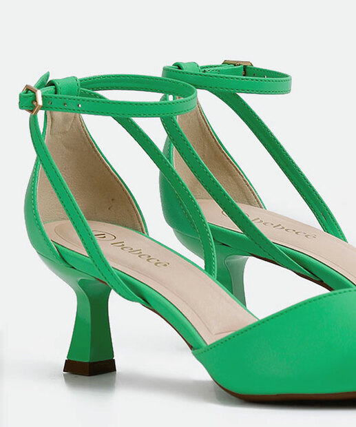 Scarpin Feminino Slingback Salto Fino Bebecê 
