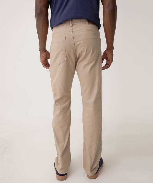 Calça Masculina Sarja Reta 