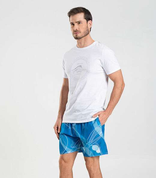 Image_Bermuda Masculina De Microfibra Long Bong Azul