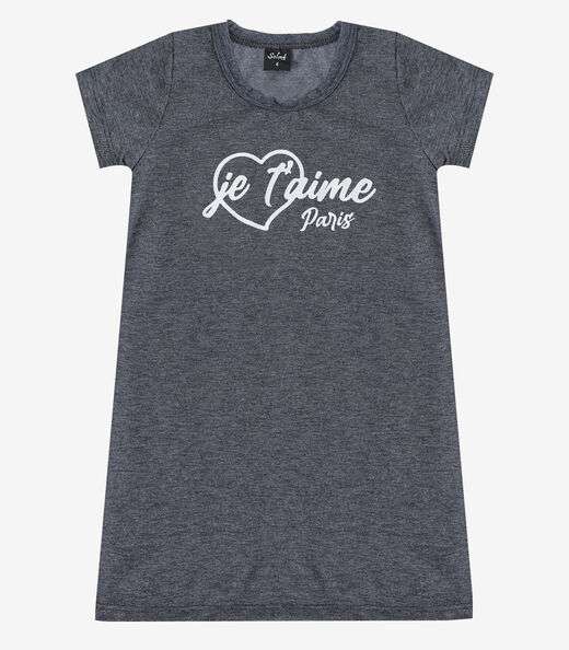 Image_Vestido Menina Infantil em Molecotton Select Preto