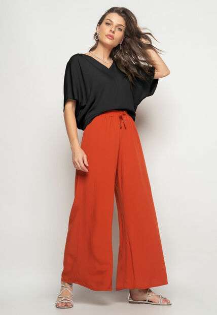 Blusa Morcego Viscolinho Preto Salvatore Fashion