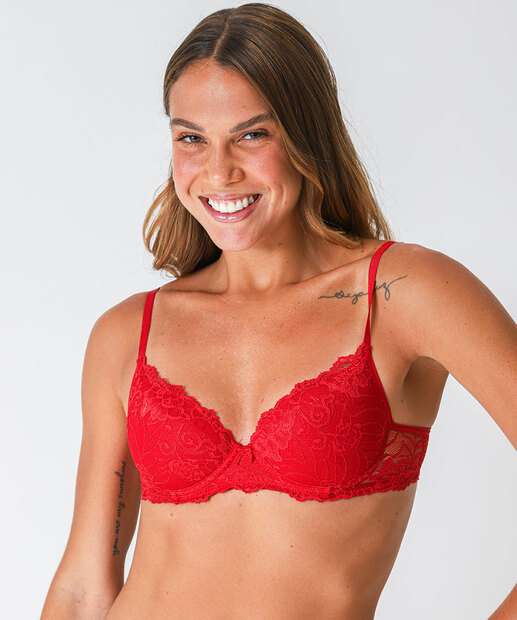 Image_Sutiã De Renda Com Base E Com Bojo Marisa Vermelho