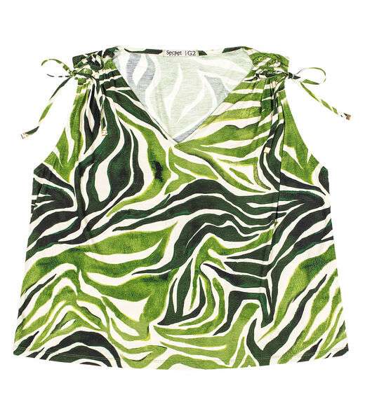 Regata Feminina Plus Size Secret Glam Verde