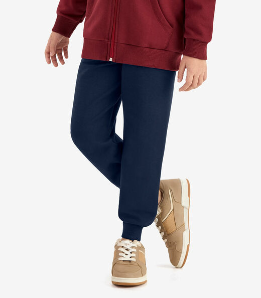 Conjunto Jaqueta Capuz e Calça Moletom Rovi Kids Vermelho