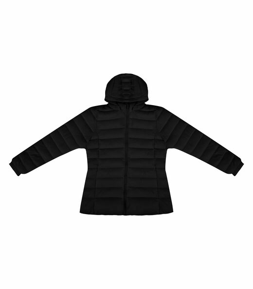 Jaqueta Feminina Plus Size Com Capuz Sea Surf Preto