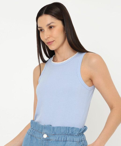 Image_Blusa Regata Feminina Canelada Marisa Azul