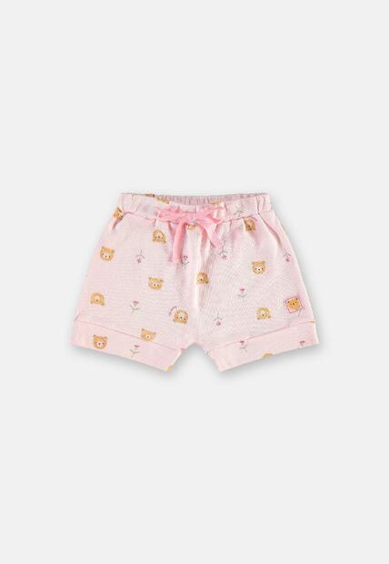 Conjunto Body Short Bebê Menina Up Baby