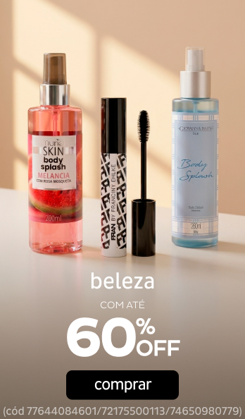 Beleza e Perfumes por até 60% OFF