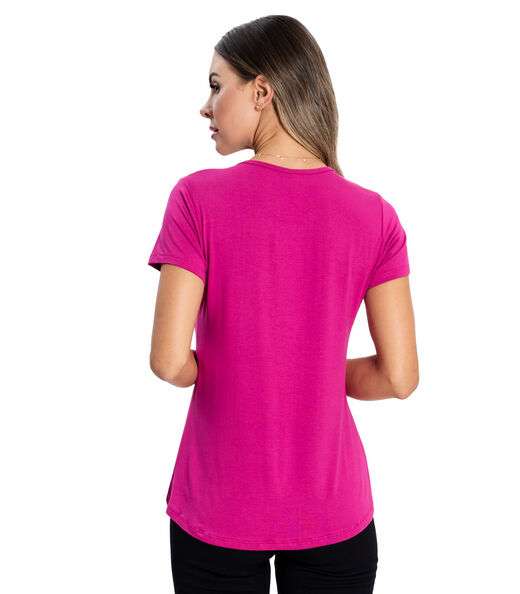 Blusa Feminina Básica Rovitex Rosa