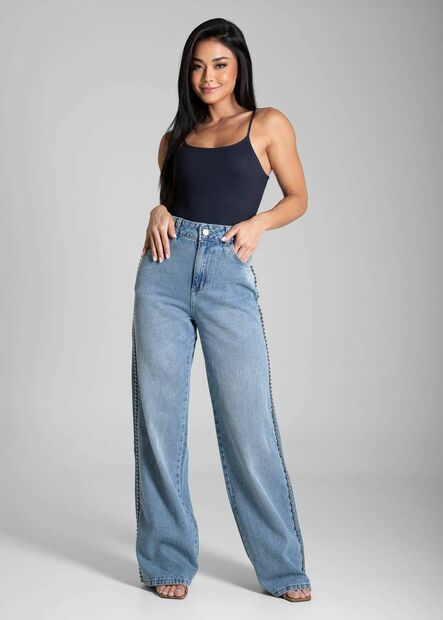 Calça Jeans Sawary Wide Leg - 282625