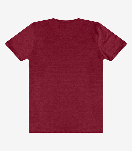 Camiseta Masculina Básica Em Malha Rover Select Vermelho