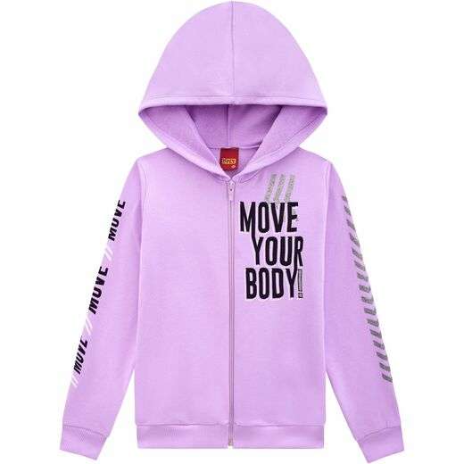 Image_Jaqueta Infantil Feminina Kyly Moving Moletom