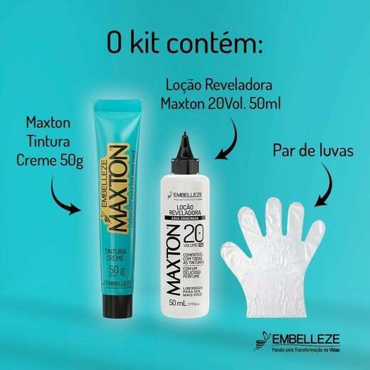 Kit Prático Maxton Louro Claro Acobreado 8.4
