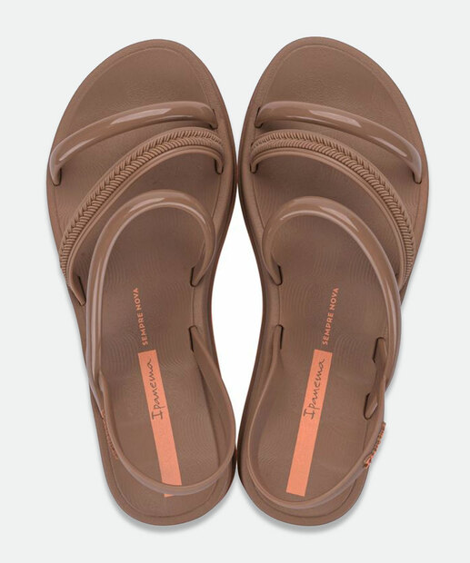 Sandália Feminina Plataforma Ipanema Marrom 