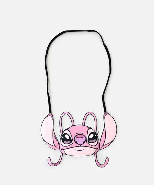 Blusa Infantil Bolsa Stitch Disney Tam 1 a 3 Off White