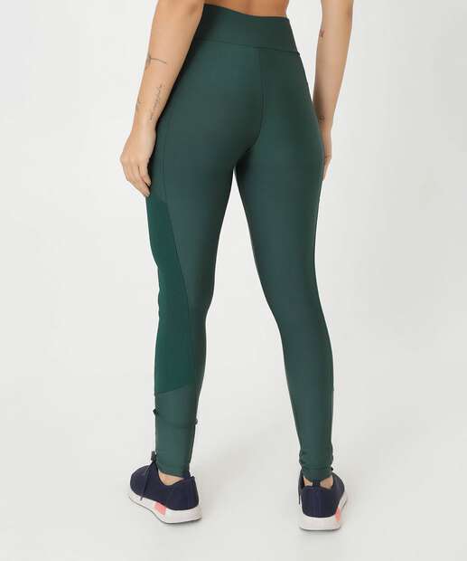 Calça Feminina Legging Fitness Recorte Marisa