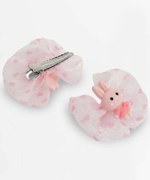  Kit 2 Peças Presilhas De Cabelo Infantil Marisa
