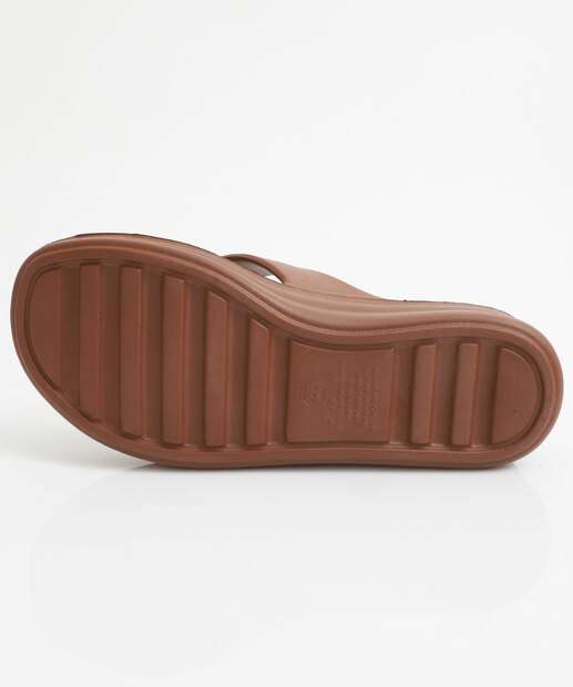 Tamanco Feminino Flatform Tiras Modare Marrom