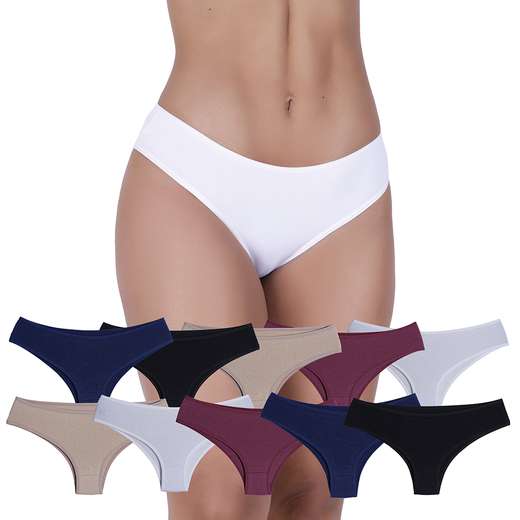 Image_Kit 10 Calcinhas Sonhadora Microfibra Concept Lingerie Multicolorido