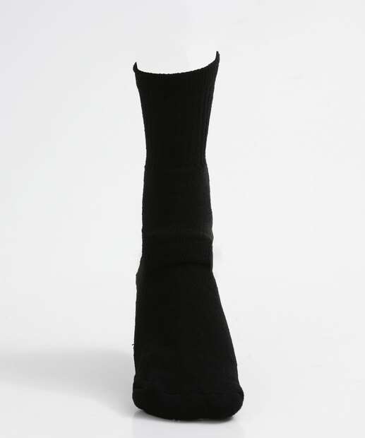 Kit 3 Pares Meias Cano Médio Masculina Esportivas