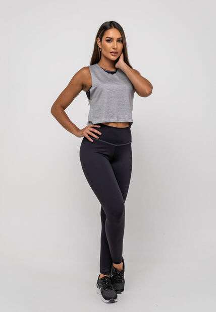 Regata Libélula Malha Mescla Salvatore Fashion