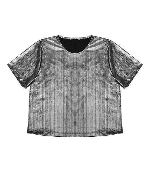 Blusa Feminina Plus Size Secret Glam Cinza