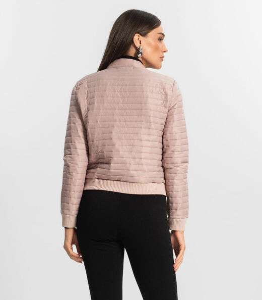 Jaqueta Feminina Microfibra Endless Rosa