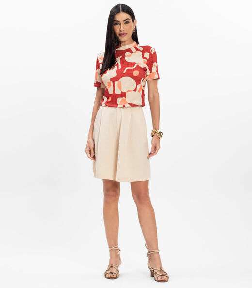 Blusa Feminina Infinita Cor Laranja