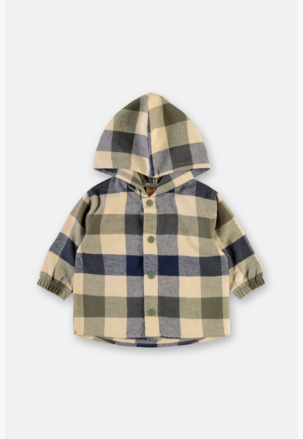 Conjunto Bebê Jaqueta Xadrez Up Baby