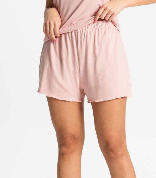 Pijama Feminino De Alças Select Bege