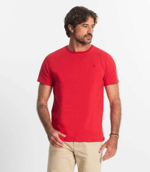 Image_Camiseta Masculina Básica Diametro Vermelho