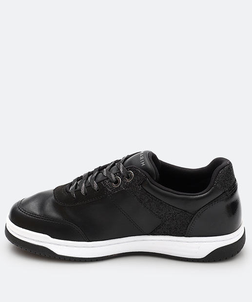 Tênis Feminino Casual Recorte Ramarim Preto