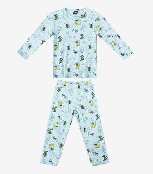 Pijama Masculino Infantil Select Azul